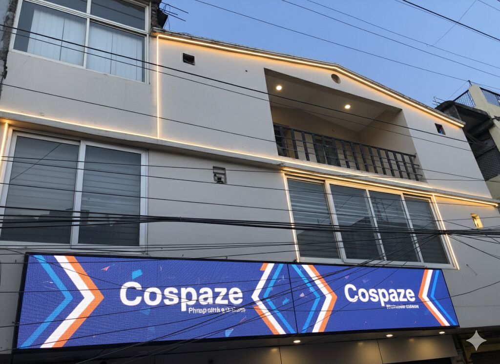 Cospaze Haldwani — building exterior on Main Nainital Road